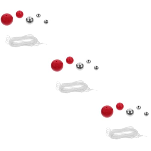 ifundom 15 STK Mechanische Versuchsausrüstung Physik experimentierkasten Physik Versuchskit Werkzeug Physik-Pendelkugel Wiege Pendel DIY Kugeln Balance Zubehör Pufferball Requisiten Stahl von ifundom