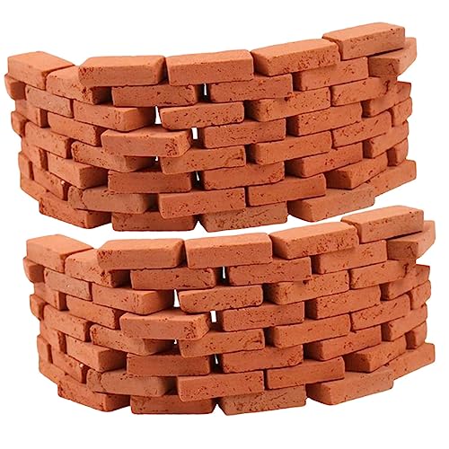 ifundom 150 Stück Mini kleine rote Ziegel Dach große Bausteine Wand Planke basteln für bastelmaterial für Mini-Bausteine Spielhaus Requisiten aus Ziegelsteinen Ton ifundom 150 Stück Mini kleine rote Ziegel Dach große Bausteine Wand Planke basteln für bastelmaterial für Mini-Bausteine Spielhaus Requisiten aus Ziegelsteinen Ton von ifundom