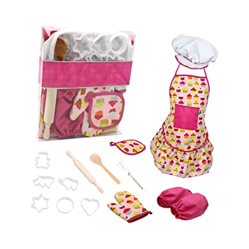 ifundom 15St Kinderspielzeug küchenutensilien kinderküche geräte Rollenspiel Küchenset Kochset für Koch Cosplay Kostüm Spielset für die Kinderküche Bedruckte schürze Hölzern ifundom 15St Kinderspielzeug küchenutensilien kinderküche geräte Rollenspiel Küchenset Kochset für Koch Cosplay Kostüm Spielset für die Kinderküche Bedruckte schürze Hölzern von ifundom