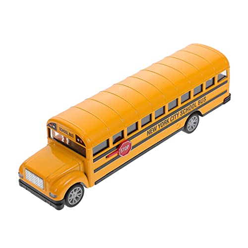 ifundom 16 Pull Back Modell Aus Schulbus Fahrzeug Für Jungen Und ädchen Detailgetreues Spielzeugauto Ideal Für Ab 3 Jahren von ifundom
