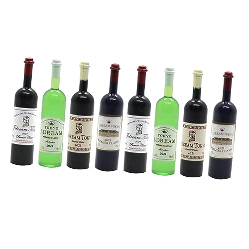 ifundom 16stücke Teiliges Mini-weinflaschen-Dekorationen Für Puppenhaus Realistische Accessoires Für Kreative Miniaturhäuser Und Fotorequisiten Für -projekte Verschönerung Von von ifundom