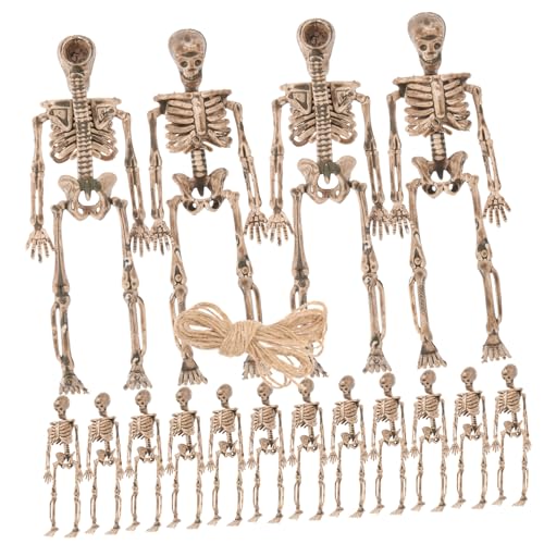 ifundom 16stücke Mini-Skelett Halloween Deko Teiliges Aus Beweglichen Figuren Für Gruselige Dekorationen Für Halloween-Partys Und Schaurige Atmosphären ifundom 16stücke Mini-Skelett Halloween Deko Teiliges Aus Beweglichen Figuren Für Gruselige Dekorationen Für Halloween-Partys Und Schaurige Atmosphären von ifundom