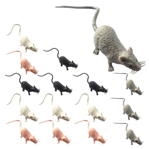 ifundom 16 Stück Plastikratten Spielzeugmäuse Halloween Mäuse Spielzeugmaus Gefälschte Ratten Rattenspielzeug Für Realistische Rattenstreichmaus Ornament Mausspielzeug Für Gefälschte ifundom 16 Stück Plastikratten Spielzeugmäuse Halloween Mäuse Spielzeugmaus Gefälschte Ratten Rattenspielzeug Für Realistische Rattenstreichmaus Ornament Mausspielzeug Für Gefälschte von ifundom