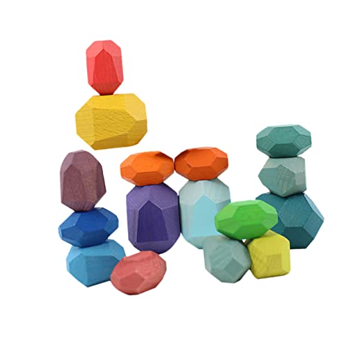 ifundom Stapelblöcke-Set für Jungen und Mädchen 16-teilig Stapelspielzeug Aus Holz Spielzeug für Jungen und Mädchen ifundom Stapelblöcke-Set für Jungen und Mädchen 16-teilig Stapelspielzeug Aus Holz Spielzeug für Jungen und Mädchen von ifundom