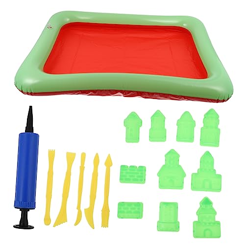 ifundom 17Stücke Teiliges Sandspielzeug Für Robustes Zubehör Für Kreative Sandspiele Förmchen Aufblasbare Sandfläche Und Pumpe Farben Zufällig ifundom 17Stücke Teiliges Sandspielzeug Für Robustes Zubehör Für Kreative Sandspiele Förmchen Aufblasbare Sandfläche Und Pumpe Farben Zufällig von ifundom