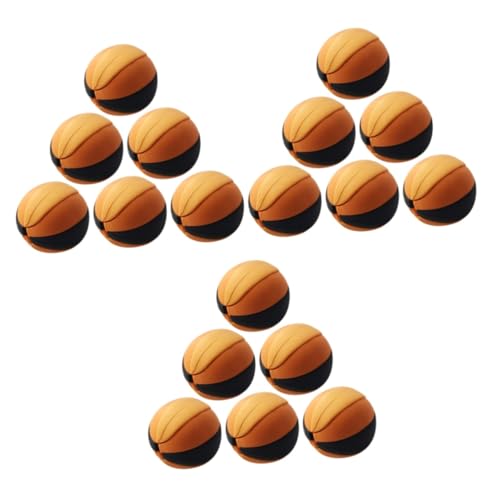 ifundom 18 STK Kugelmodellverzierungen Mini-fußball Spielzeug Fußball Fußballfiguren Realistische Fußballdekore Miniforce-spielzeuge Mini-sportbälle Gummi Kleines Tischtennis von ifundom