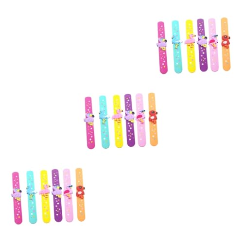 ifundom 18 Stk Silikonarmbänder Spielzeug für Kinder Slap-Armband-Lineal Pinata-Füllspielzeug Preise für den Schulkarneval Schlagarmband Armbänder für Kinder Schmuck von ifundom