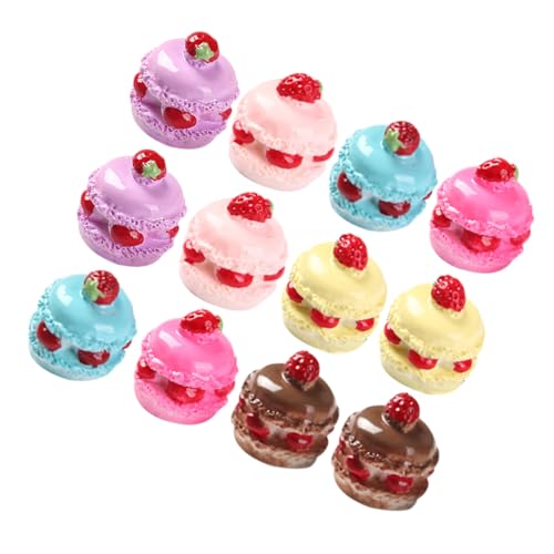 ifundom 18 Stück Simulation Lebensmittel Kuchen Miniatur Rollenspiel Kuchen Miniatur Rollenspiel Gefälschte Dessert Mini Mini Dessert Modell Winziges Kuchenmodell Simulierter von ifundom