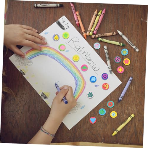 ifundom 18 Stück Teiliges Eva Doppelseitig mit Niedlichen Motiven Ungiftig und Geruchlos für Scrapbooking Basteln Malen und Kreative DIY aktivitäten im Kindergarten Hause von ifundom