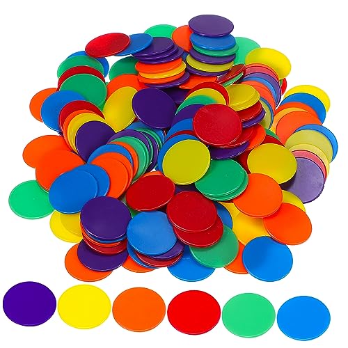 ifundom 180Stücke Bingo Chips Farben Und Spielmarken Für Brettspiele Mathematikspielzeug Und Pokerabende Partys Und Lernspiele von ifundom