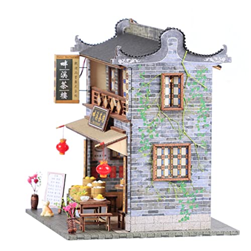 ifundom 1Pc DIY Miniatur Modellbau Set Chinesisches Stil Modell Handgefertigtes Bastelset Zum Zusammenbauen Ideal Für Kreative Bastelprojekte Und Als Für von ifundom