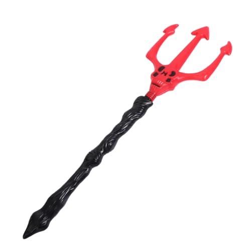 ifundom 1stück Halloween Trident Cosplay Requisiten Realistische Plastik-dreizack-Stage Requisiten Für Karneval Und Halloween-feiern von ifundom