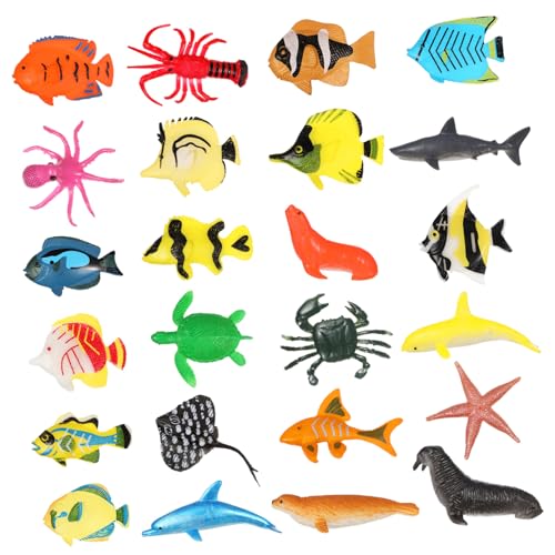 ifundom 1Satz Aquarium Figuren Realistische Fischfiguren Meereskreaturen Langlebig und Fade Resistent für Aquarien Dekoration und Aquascaping für Lebendiges ifundom 1Satz Aquarium Figuren Realistische Fischfiguren Meereskreaturen Langlebig und Fade Resistent für Aquarien Dekoration und Aquascaping für Lebendiges von ifundom