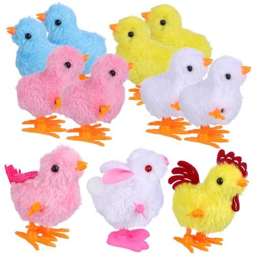 ifundom 1Satz Aufziehspielzeug Wind Up Küken und Hase Flauschige Plüschige Tierfiguren für Ostern Halloween oder Partygeschenk Farben ifundom 1Satz Aufziehspielzeug Wind Up Küken und Hase Flauschige Plüschige Tierfiguren für Ostern Halloween oder Partygeschenk Farben von ifundom