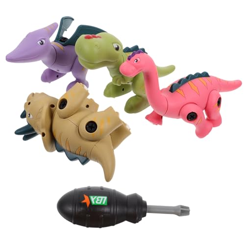 ifundom 1Satz DIY Zerlegbares Dinosaurier Kleines Bauspielzeug für Fördert Praktische Fähigkeiten und Lernspiele für Dinosaurierpartys und von ifundom