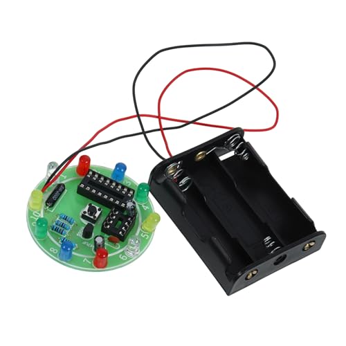 ifundom 1Satz Elektronisches DIY Bausatz mit Fließenden Lichtern Lötübungsset für Wissenschaftsexperimente Interaktive Spiele für Anfänger ifundom 1Satz Elektronisches DIY Bausatz mit Fließenden Lichtern Lötübungsset für Wissenschaftsexperimente Interaktive Spiele für Anfänger von ifundom
