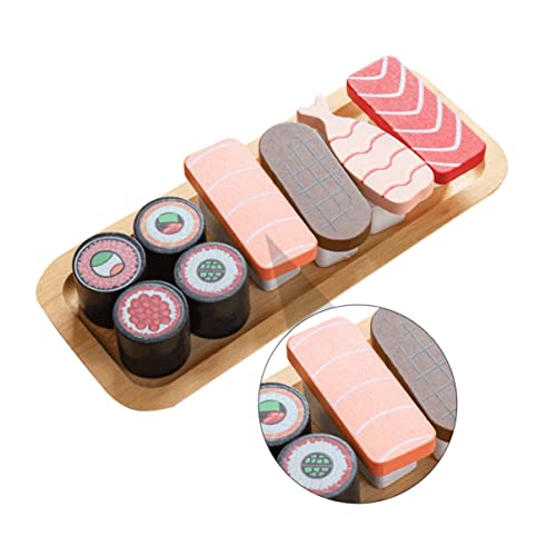 ifundom 1satz Junge Mädchen Holzspielzeug Aus Simulierten Sushi-Modellen Interaktive Küchen Und Spielzeugdekoration Für Mädchen Fördert Die Kreativität Und Hand-Augen-koordination ifundom 1satz Junge Mädchen Holzspielzeug Aus Simulierten Sushi-Modellen Interaktive Küchen Und Spielzeugdekoration Für Mädchen Fördert Die Kreativität Und Hand-Augen-koordination von ifundom
