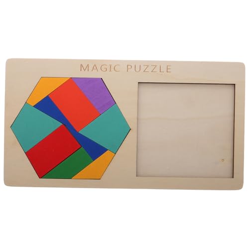 ifundom 1Satz Montessori Holzpuzzle für Jahren Geometrische Formen Blockspielzeug Kognitiven Entwicklung Kreatives und Intellektuelles ifundom 1Satz Montessori Holzpuzzle für Jahren Geometrische Formen Blockspielzeug Kognitiven Entwicklung Kreatives und Intellektuelles von ifundom