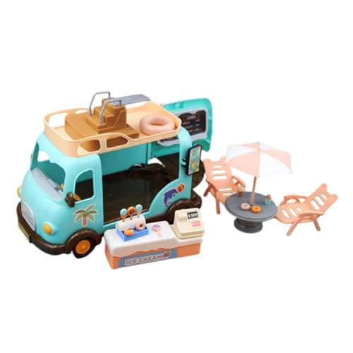 ifundom 1Satz Puppenhaus Eiswagen Set mit Strandstuhl für Kreatives Rollenspiel und Heimdekoration für Sammler ifundom 1Satz Puppenhaus Eiswagen Set mit Strandstuhl für Kreatives Rollenspiel und Heimdekoration für Sammler von ifundom