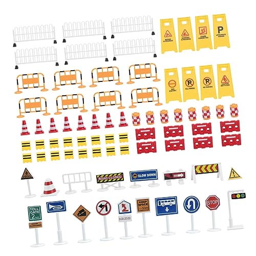 ifundom 1Satz Simuliertes Verkehrszeichen für Teiliges DIY mit Straßensperre und Warnschildern für Interaktive Erziehung und Kreatives im Freien ifundom 1Satz Simuliertes Verkehrszeichen für Teiliges DIY mit Straßensperre und Warnschildern für Interaktive Erziehung und Kreatives im Freien von ifundom