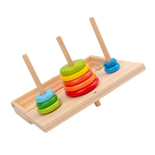 ifundom 1Satz Stapelspielzeug für Kleinkinder Stöckiges Hanotau Ringspielzeug und Geschicklichkeit für Junge Mädchen und Kleinkinder von ifundom