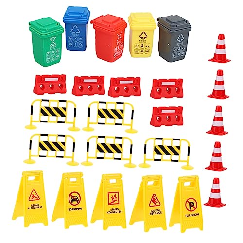ifundom 1Satz Verkehrszeichen Spielzeugset für Teiliges Lernspielzeug mit Roten Leitkegeln Gelben Absperrungen und Form Warnschildern Fördert Kreatives und Verkehrssicherheit ifundom 1Satz Verkehrszeichen Spielzeugset für Teiliges Lernspielzeug mit Roten Leitkegeln Gelben Absperrungen und Form Warnschildern Fördert Kreatives und Verkehrssicherheit von ifundom