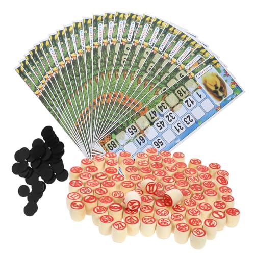 ifundom 1Satz Vintage Holz Bingo Spielset mit Zahlenkarten Russisches Lotto Brettspiel Tragbares Familienspiel für Partys Unterhaltsames Gesellschaftsspiel für Erwachsene ifundom 1Satz Vintage Holz Bingo Spielset mit Zahlenkarten Russisches Lotto Brettspiel Tragbares Familienspiel für Partys Unterhaltsames Gesellschaftsspiel für Erwachsene von ifundom