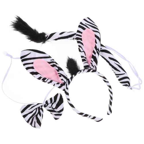 ifundom 1Satz Zebra Kostüm Fliege Teiliges Cosplay Zubehör für Halloween und Partys und Bequem für Tierkostüme und Kreative Feiern ifundom 1Satz Zebra Kostüm Fliege Teiliges Cosplay Zubehör für Halloween und Partys und Bequem für Tierkostüme und Kreative Feiern von ifundom