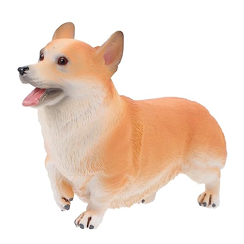ifundom Realistische 1-teilige Corgi-hundefigur Große Größe Simulation Corgi-Spielzeug Entzückendes Haustierprodukt für Die Inneneinrichtung ifundom Realistische 1-teilige Corgi-hundefigur Große Größe Simulation Corgi-Spielzeug Entzückendes Haustierprodukt für Die Inneneinrichtung von ifundom