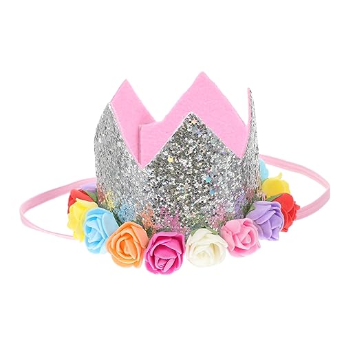 ifundom Silber Farbe Glitter Geburtstag Hut Für Baby Mädchen Anzahl Crown Blumen Party Kappe Party Dekorationen ifundom Silber Farbe Glitter Geburtstag Hut Für Baby Mädchen Anzahl Crown Blumen Party Kappe Party Dekorationen von ifundom