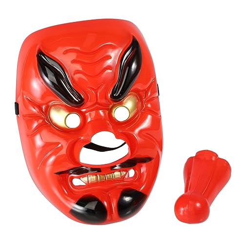 ifundom Halloween Rote Gruselmaske Damen Partymaske Dp Maske Gruselige Maske Zum Anziehen Karneval Maskerade von ifundom