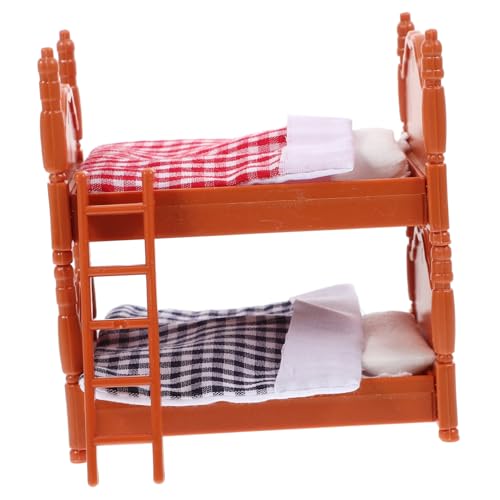 ifundom 1Stk Mini-Schlafzimmerbett Campingschüsseln Schneebesen die Steinbratpfanne zusammenklappbares Waschbecken Cool Portable Bed hausbett Mini-Etagenbetten Simulationsbett Stoff von ifundom