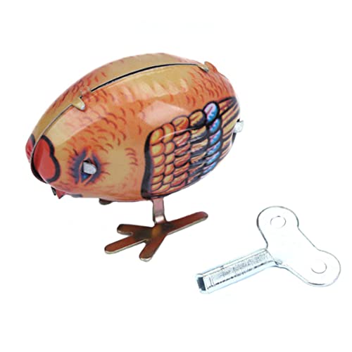 ifundom 1Stk Osterkorbfüller Hähnchen aufziehen Ostern springendes küken kinderspielzeug interaktives tierisches uhrwerk Action- zum Aufziehen Eisenblech ifundom 1Stk Osterkorbfüller Hähnchen aufziehen Ostern springendes küken kinderspielzeug interaktives tierisches uhrwerk Action- zum Aufziehen Eisenblech von ifundom