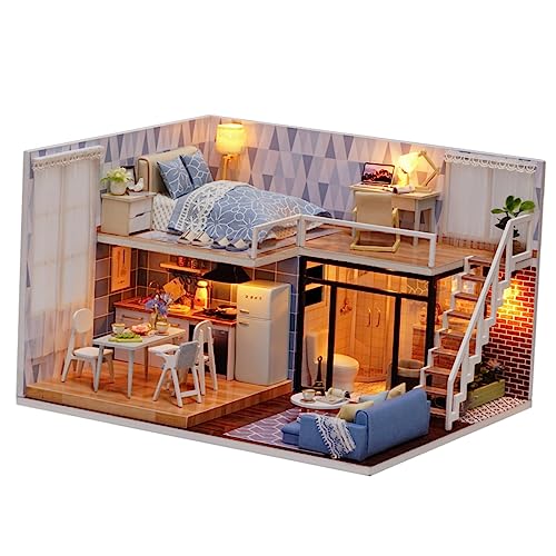 ifundom 1Stk Wohnung selber Bauen bastelset basteln für Educational Toys bastelsets für Modellbausätze Höhlenbausatz Kabinenmodell Miniatur DIY Wohnung von ifundom