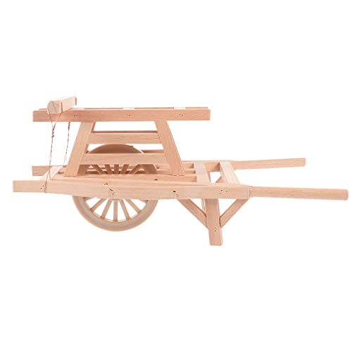 ifundom Schubkarre-Modell Aus Holz – Miniatur-dekowagen Ideal Für Landschaftsgestaltung Dekoration ifundom Schubkarre-Modell Aus Holz – Miniatur-dekowagen Ideal Für Landschaftsgestaltung Dekoration von ifundom