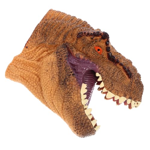 ifundom Interaktives Handpuppenspielzeug – Dinosaurier Mit Beweglichem Kiefer Und Zähnen Sicheres Weiches Silikon Zum Spielen Für Kinder von ifundom
