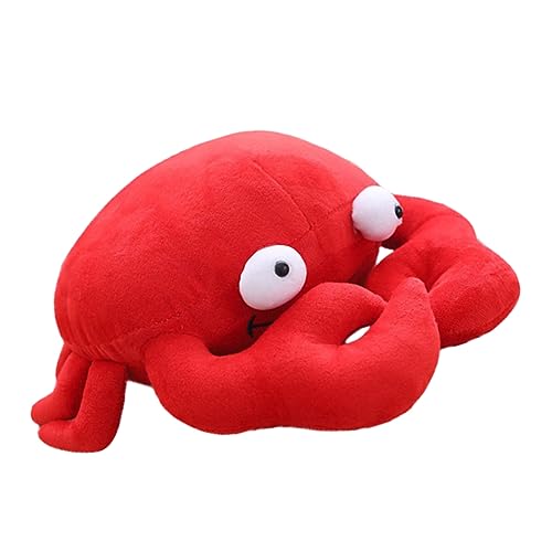 ifundom 1stk Krabbenpuppe Wohnkultur Kuscheltier Krabben-wurfskissen Plüschtier Gefüllte Puppe Rot Pp Baumwolle von ifundom