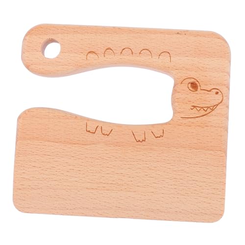 ifundom 1stk Küchenspielzeug Spielhaus Kinderspielzeug Gemüse Obstschneider Kindersicherer Cutter Kleinkindsichere Messer Küchenutensilien Für Kindersicherer Chopper Holz von ifundom