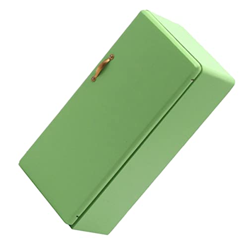 ifundom 1stk Kühlschrank Modell Kühlschrankmagnete Lustig Puppenhaus Minikühlschrank Mit Gefrierfach Zubehör Für Puppenhäuser Mini-wohnkultur Mini-küchendekoration Green Holz von ifundom