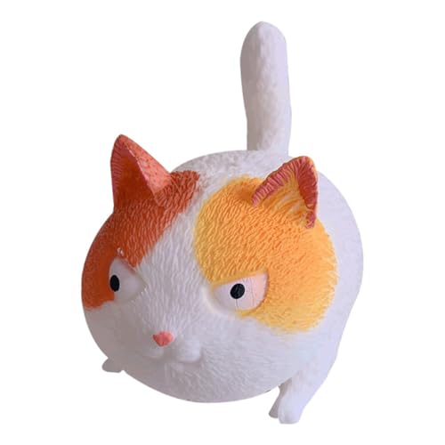 ifundom Süße Katzenfiguren Spielzeug Squeeze Cat Spielzeug Stressabbau Für Kinder Nachahmung Katzenspielzeug Spielzeug von ifundom