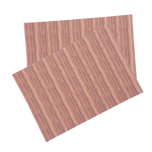 ifundom 2 Blätter 1:12 Papierböden Miniaturdielen Peel and Stick Self Adhesive Tiles Dollhouse Building Supplies Für DIY Dollhouse Innenausstattung ifundom 2 Blätter 1:12 Papierböden Miniaturdielen Peel and Stick Self Adhesive Tiles Dollhouse Building Supplies Für DIY Dollhouse Innenausstattung von ifundom
