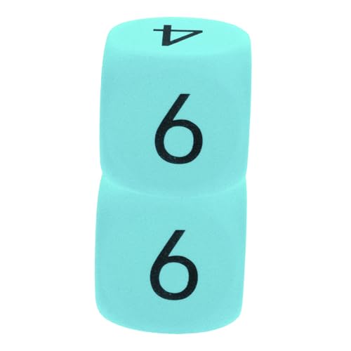 ifundom Große Weiche Schaumstoffwürfel 2er-Pack Würfel Für Jungen Und Mädchen Für Partyspiele Im Klassenzimmer Helles Sicheres Spielzeug von ifundom