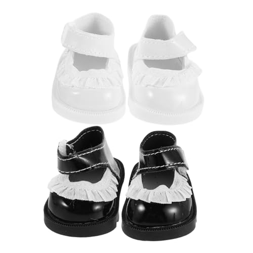ifundom 2 Paare Mini Puppenschuhe für Mädchen Puppenkleidung Schuhe mit Blumen-Spitze Weiche Miniatur Schuhe für Puppenhaus Dekoration und Babypuppen Verkleidung Zubehör ifundom 2 Paare Mini Puppenschuhe für Mädchen Puppenkleidung Schuhe mit Blumen-Spitze Weiche Miniatur Schuhe für Puppenhaus Dekoration und Babypuppen Verkleidung Zubehör von ifundom