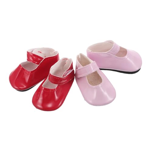 ifundom 2 Paare Puppenschuhe für Puppen Süße Fake-Leder Schuhe Elegantes Design Vielseitige Puppenbekleidung Accessoires Realistische Dress-up Schuhe für Puppen ifundom 2 Paare Puppenschuhe für Puppen Süße Fake-Leder Schuhe Elegantes Design Vielseitige Puppenbekleidung Accessoires Realistische Dress-up Schuhe für Puppen von ifundom