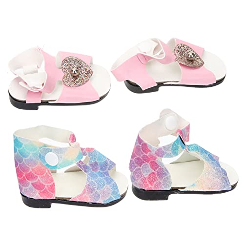 ifundom Puppenschuhe Für Jungen Und Mädchen 2 Paar Dekorativ Für Die Frühkindliche Bildung Und Fantasievolles Spielen ifundom Puppenschuhe Für Jungen Und Mädchen 2 Paar Dekorativ Für Die Frühkindliche Bildung Und Fantasievolles Spielen von ifundom