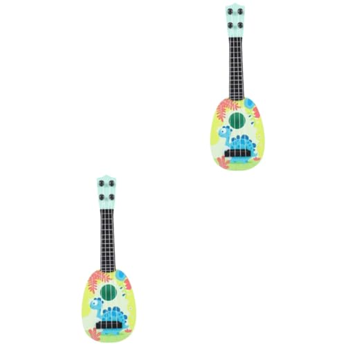 ifundom 2 STK Mini Gitarre Spielzeug Kinder Spielten Ukulele Anfängerinstrument Ukulele Kinder Kinderspielzeuggitarre Ukulele Gitarre Spielzeug Musical Abs Musik Saiteninstrument Kleinkind von ifundom