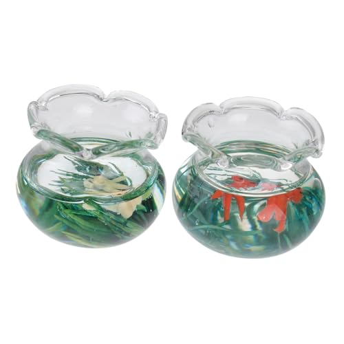 ifundom 2er-Pack Mini-Aquarium-Modell Maßstab 112 Puppenhaus-Dekoration Für Den Innen- Und Außenbereich Miniatur-gartendekoration ifundom 2er-Pack Mini-Aquarium-Modell Maßstab 112 Puppenhaus-Dekoration Für Den Innen- Und Außenbereich Miniatur-gartendekoration von ifundom