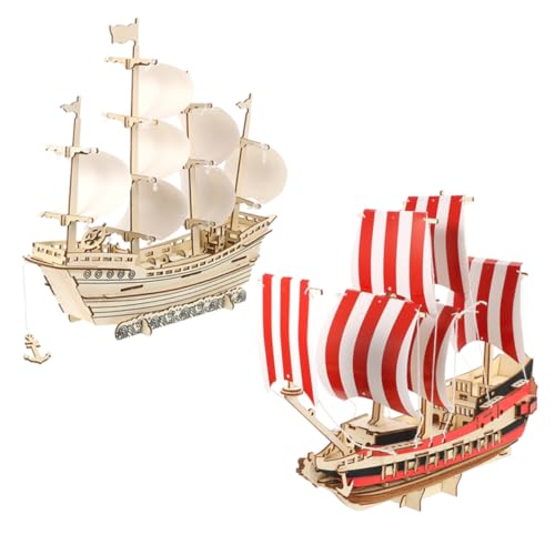 ifundom 2 Sätze 3D-segelpuzzle 3D-Puzzles Für Erwachsene Schiffsmodellbausätze Zum Bauen Für Erwachsene Rätsel Für Erwachsene Segelboot Rätsel 3D-segelboot-rätsel Modell Segelboot Holz ifundom 2 Sätze 3D-segelpuzzle 3D-Puzzles Für Erwachsene Schiffsmodellbausätze Zum Bauen Für Erwachsene Rätsel Für Erwachsene Segelboot Rätsel 3D-segelboot-rätsel Modell Segelboot Holz von ifundom