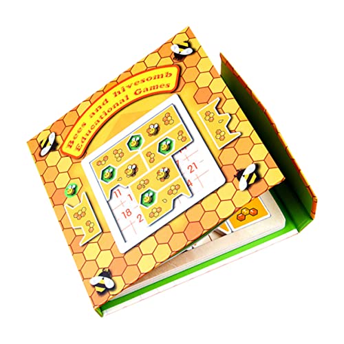 ifundom 2 Sätze Bienen Spiel Spielzeug für Feinmotorik Puzzlespiele aus Holz Kinder rätsel Tangram Spielset aus Holz Spielzeuge Puzzle-Spielzeug für Kinder pädagogisches Spielzeug Kasten von ifundom