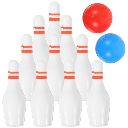 ifundom Miniatur-Bowling- 2er-Pack Harzmaterial Heimdekor Und Miniatur-hauszubehör von ifundom